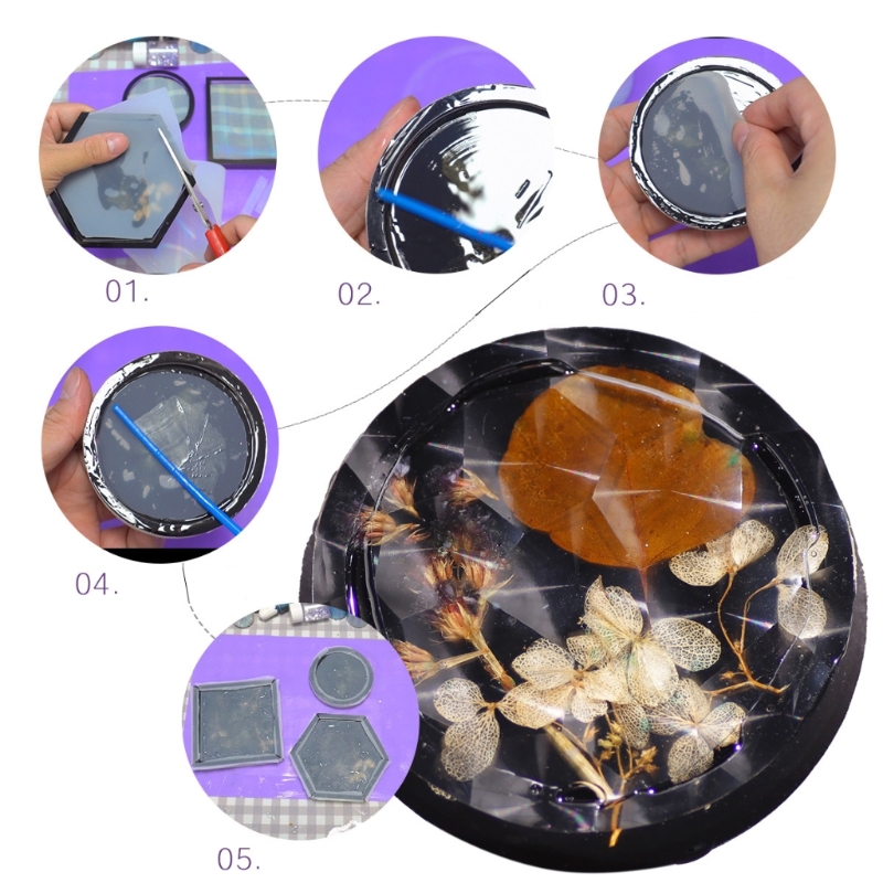 Holographic Silicone Inlay Rai - Resin Ocean Wave Mold 评论和价格