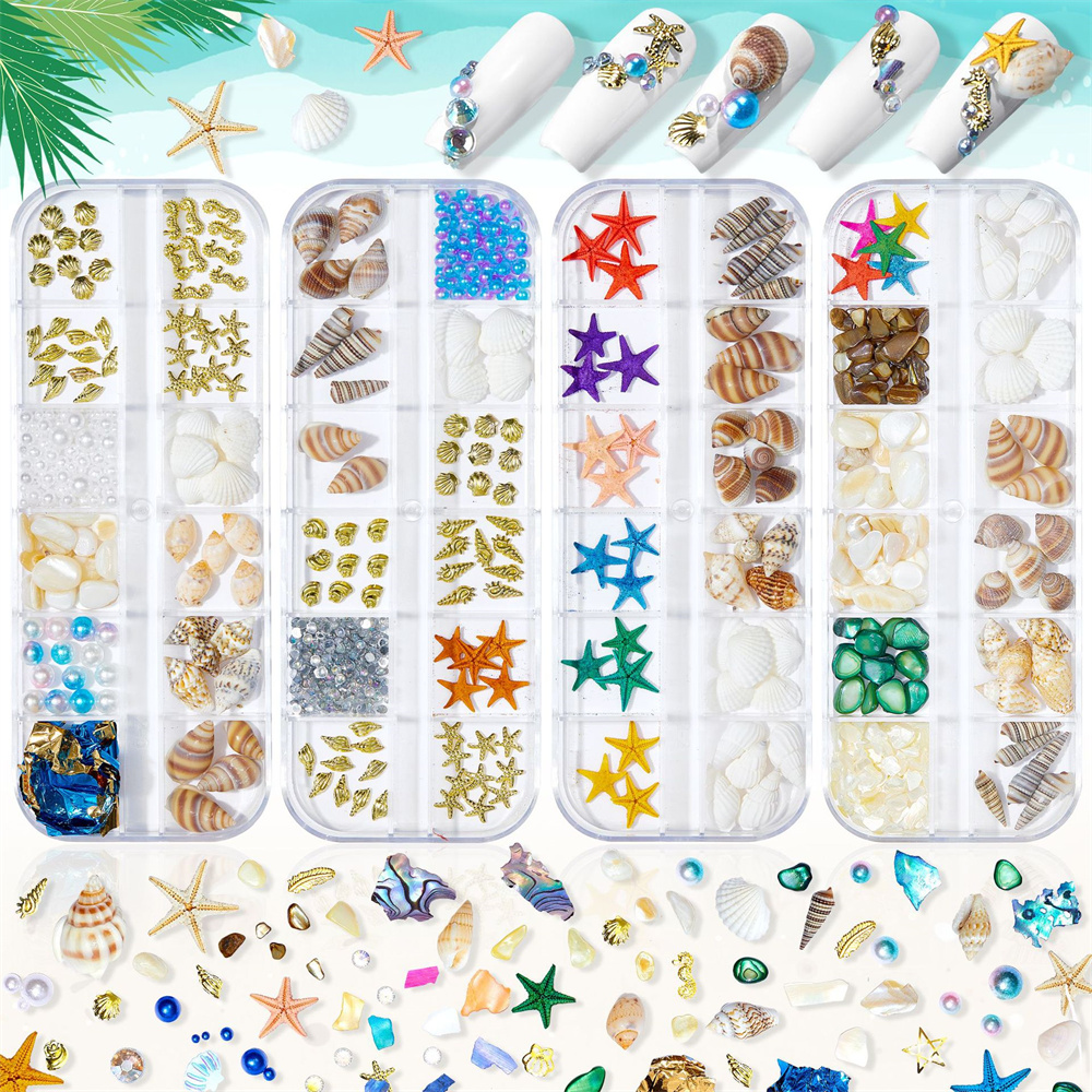 1Box Sea Shells Pearl Resin Fi - Resin Ocean Wave Mold 评论和价格