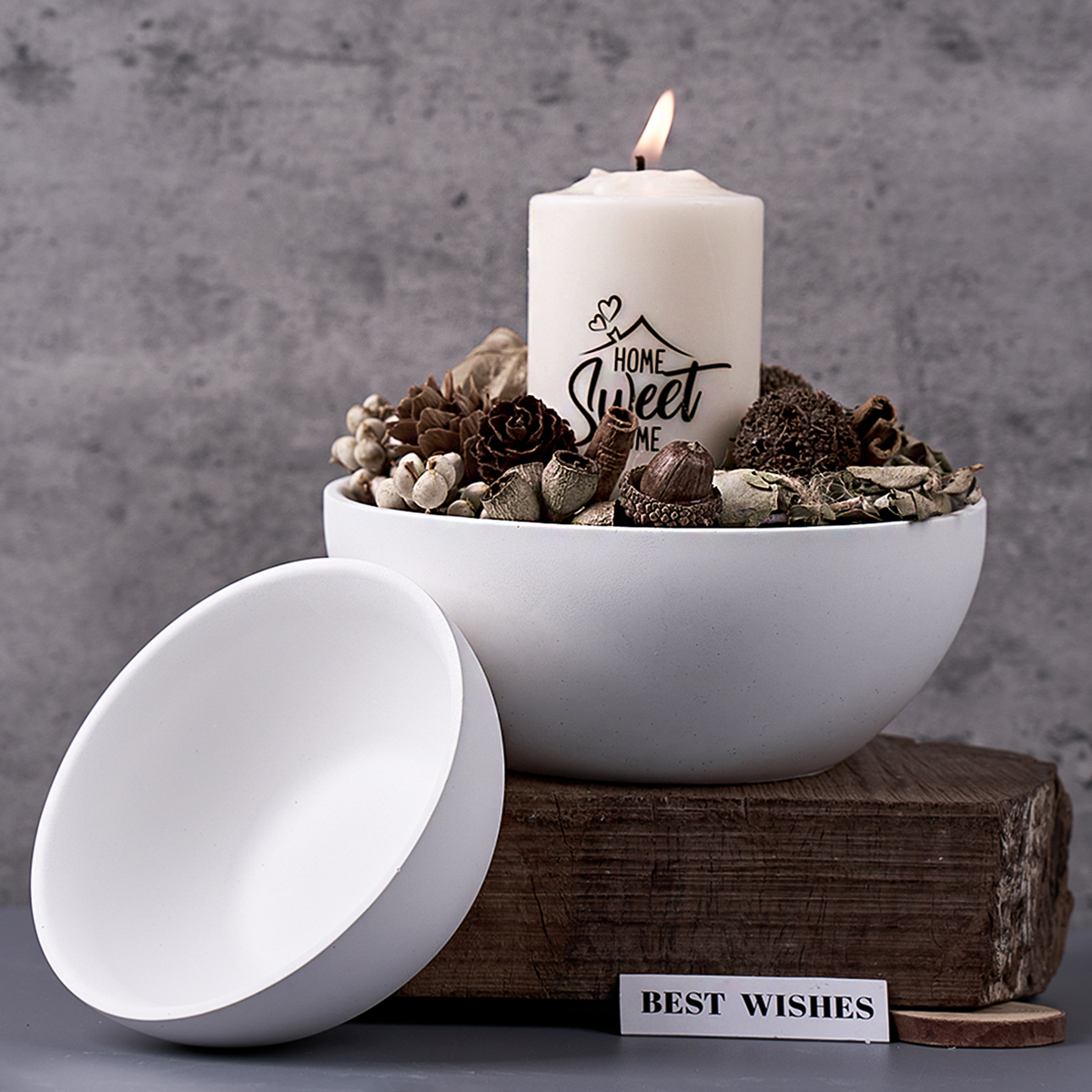 Concrete Storage Bowl Silicone - Coaster Mold Round 评论和价格