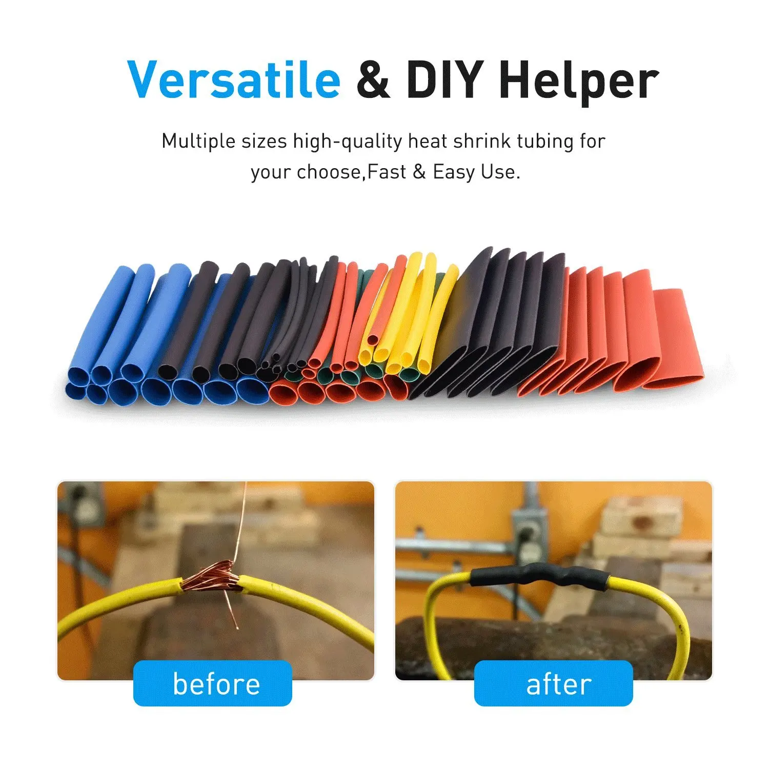 656/1060pcs Heat Shrink Tube W - Heat Gun Small 评论和价格