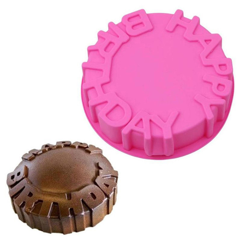 Happy Birthday Baking Pan Roun - Coaster Mold Round 评论和价格